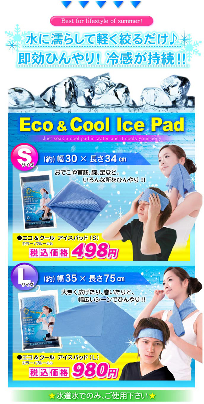 Eco&Coolアイスパッド商品説明