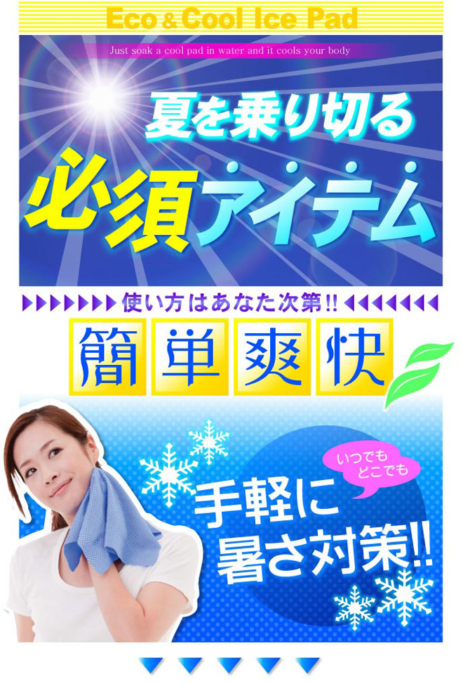 Eco&Coolアイスパッド商品説明